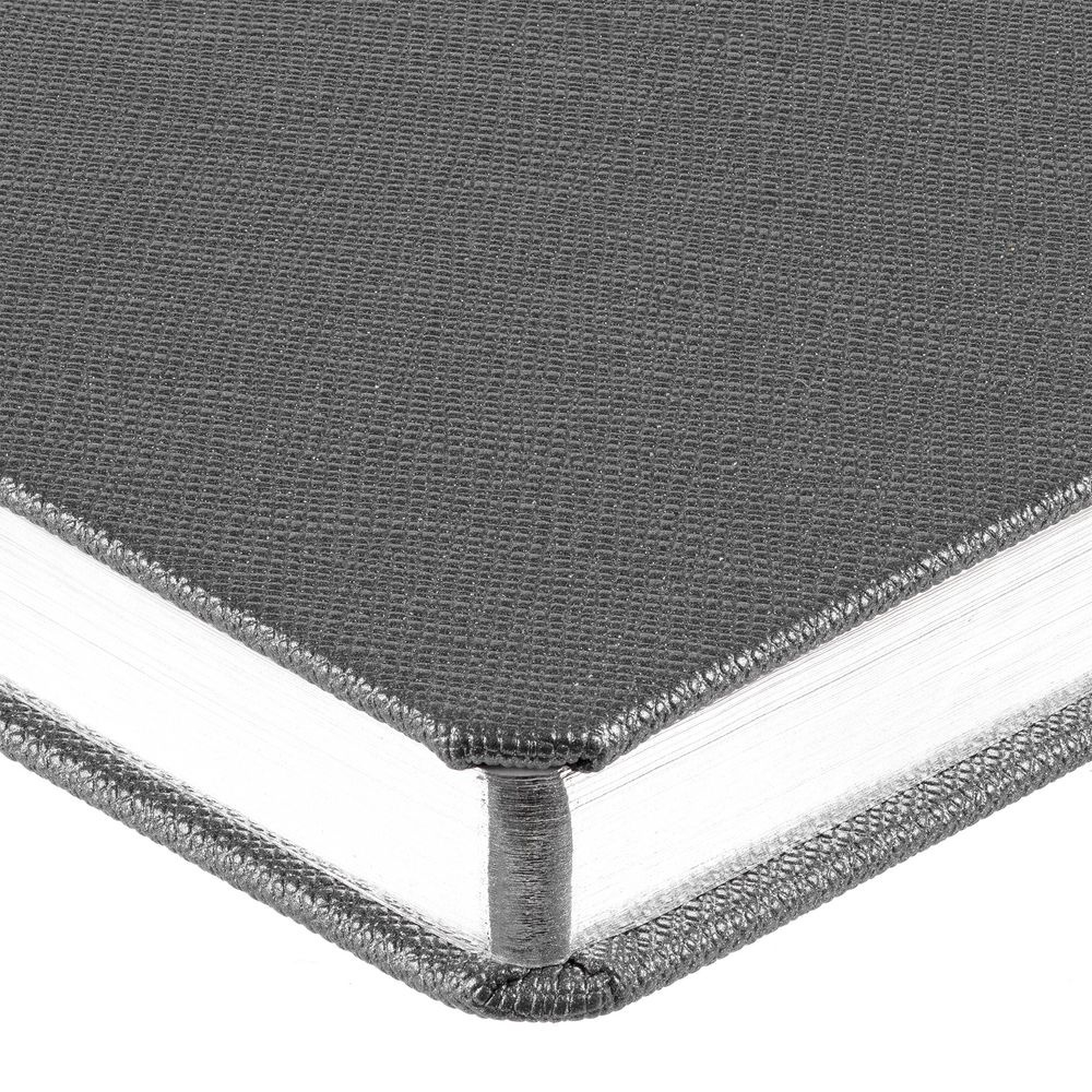 Ежедневник недатированный, серый c нанесением Logo Parker