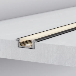 Профиль LINE-2308-F-2000 ANOD GOLD (Arlight, Алюминий) 039989