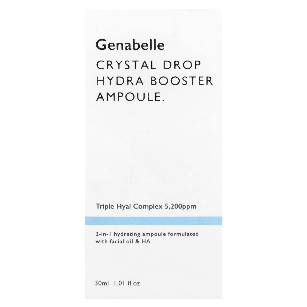 Genabelle, Crystal Drop Hydra Boost, ампула, 30 мл (1,01 жидк. Унции)