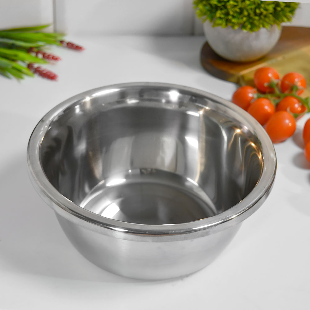 Миска 22*10см 3,5л нерж