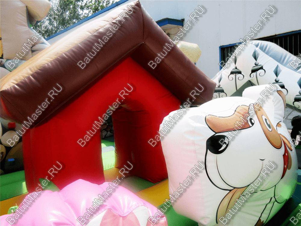 Коммерческий надувной батут "Терем" 6*6*4 м