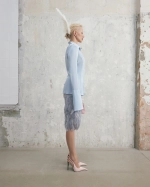 Юбка из перьев Slay Midi