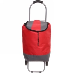 Тележка хозяйственная с сумкой (86*32*28см, колеса 14см,грузоподъемность до 15 кг) красная ST-821
