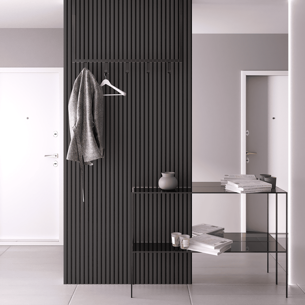 Панель стеновая акустичекая 2780*600*9 мм, Black Lead