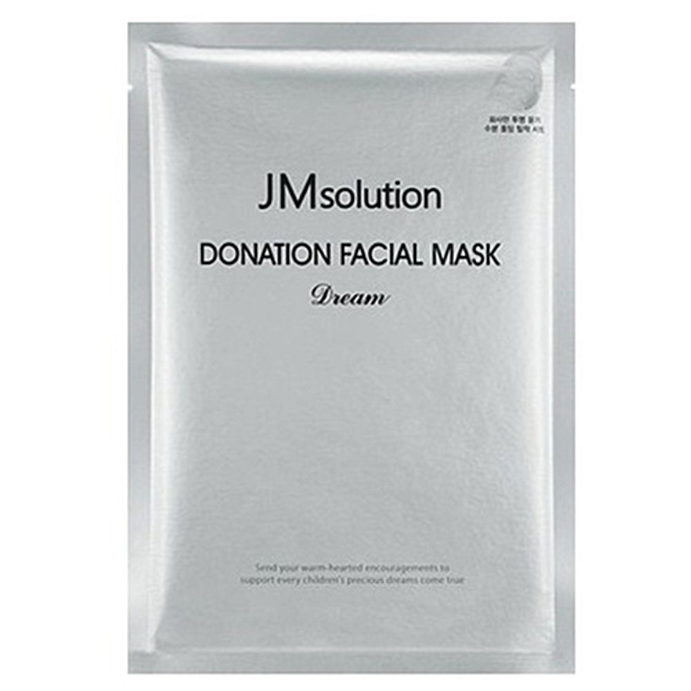 JMsolution Маска тканевая увлажняющая - Donation facial mask dream, 37мл