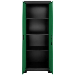 Комплект металл. гаражной мебели 2362x500x2050мм (стол:1600х500х750мм,шкаф:1990х500х762мм,тележка 2шт:658х600х400мм,навесной модуль:1600х600х200мм) RockFORCE RF-01Y0207