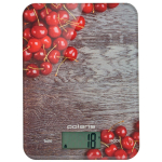 Весы кухонные электронные, Polaris, PKS 1046DG Вишня, платф, точн 1 г, до 10 кг, 008080