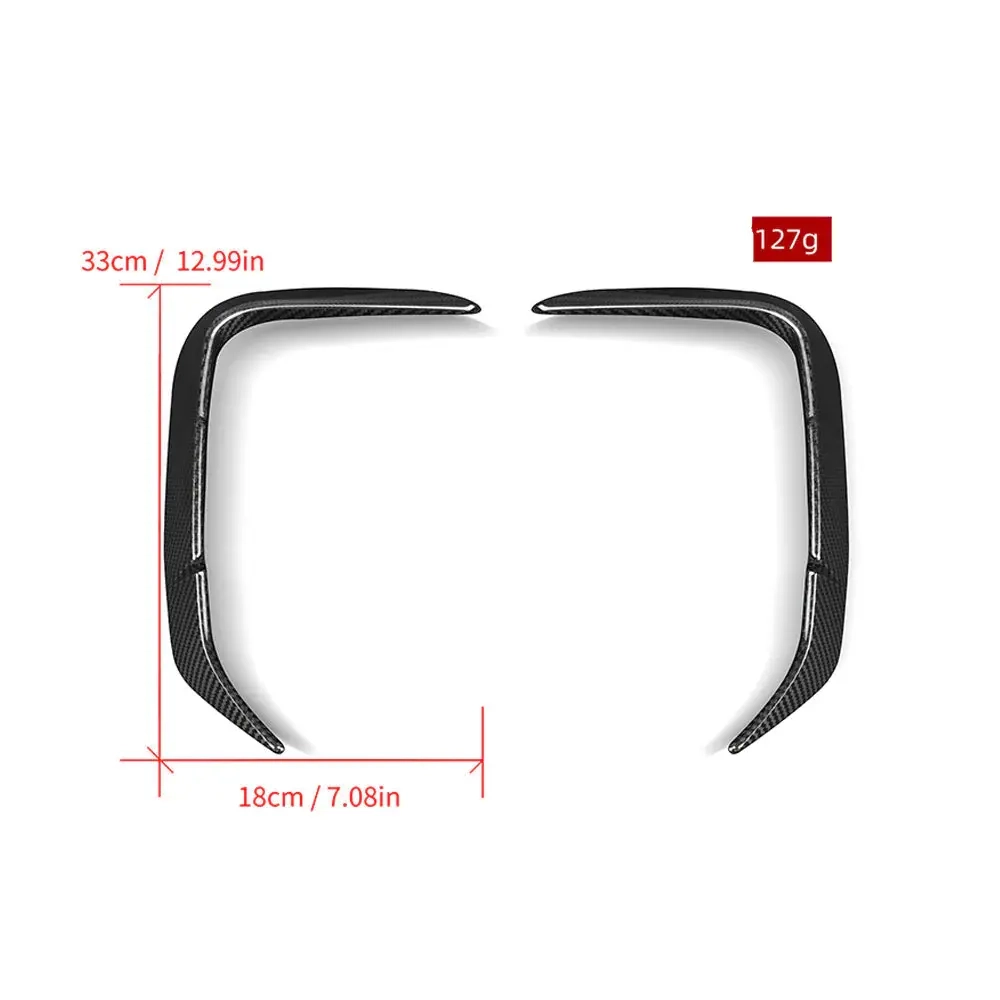 Карбоновые канарды заднего бампера для BMW X3M F97 Рестайлинг 2022+ БМВ