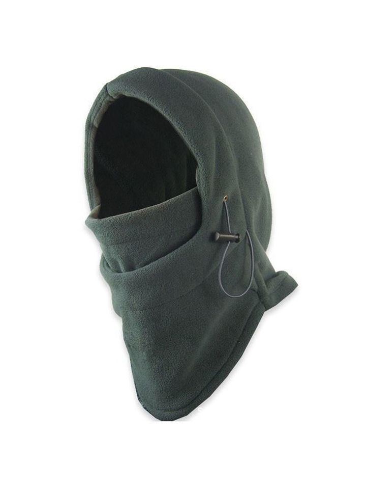 Капюшон-шарф с маской (олива)