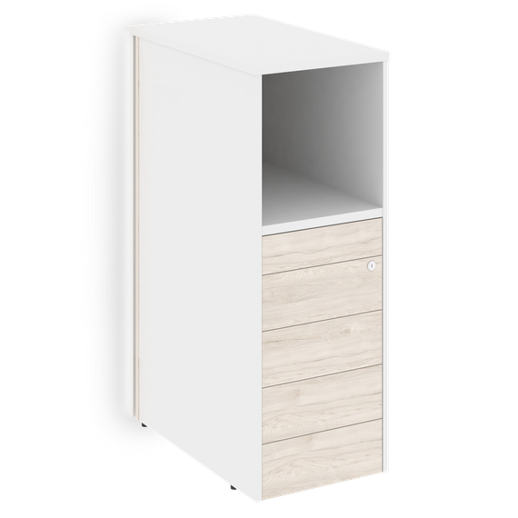 Оникс Тумба с подсветкой 5 ящиков TIP-ON завершающая, левая O.R-TV-5 TIP.S (L)  436*767*1185