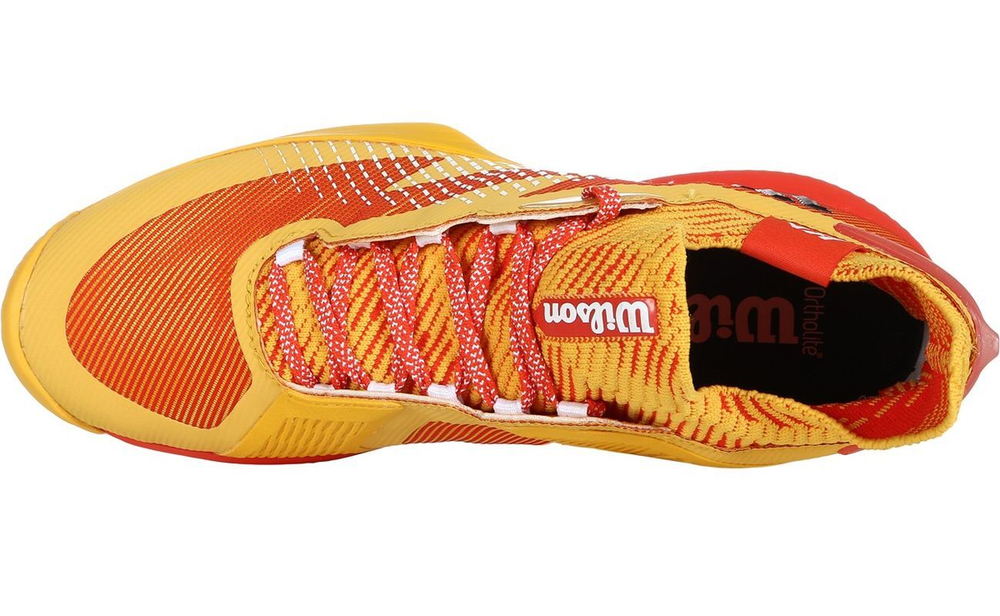 Теннисные кроссовки Wilson Kaos Rapide SFT - oldgold/orange/white