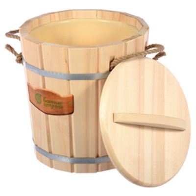 Ведро для бани деревянное купить в Москве | Цены на ведра банные из дерева