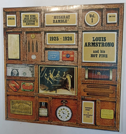 Винтажная виниловая пластинка Louis Armstrong And His Hot Five Muskrat Ramble 1925 1926  (Italy 1983)