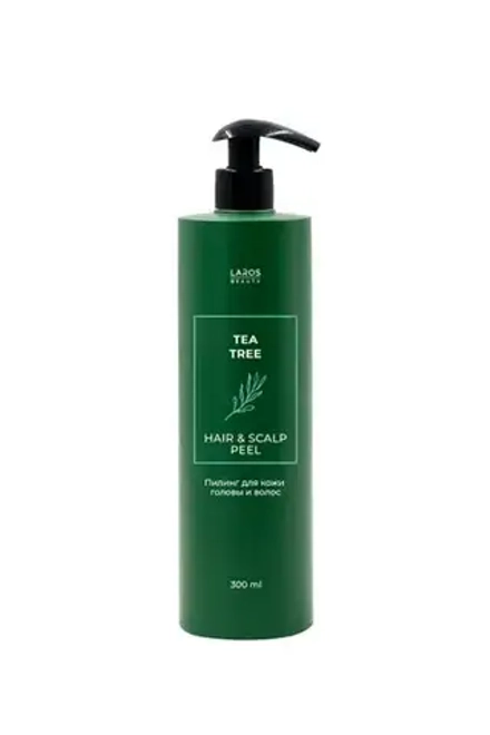 Laros Beauty, пилинг для кожи головы и волос Чайное Дерево Tea Tree Hair&Scalp Peel, 300 мл.