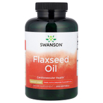 Swanson Vitamins, Льняное масло, 1 г, 200 капсул