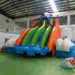 Надувная водная горка «Грозный осьминог», 11×10×9 м