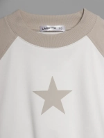 Свитшот для девочки осенний с завязками