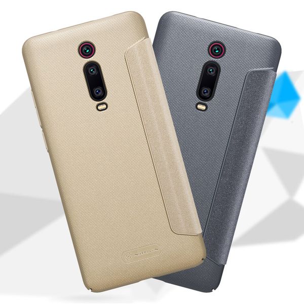Чехол-книжка Nillkin Sparkle для Xiaomi Mi 9T/ Mi 9T Pro (Золотой)