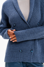 1948 Кардиган женский (дымчато-голубой)