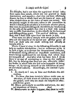The Consistency of the Sinner'S Inability to Comply with the Gospel; with His Inexcusable Guilt in Not Complying with It, Illustrated and Confirmed: In 2 Discourses, On John VI Th, 44Th | John Smalley