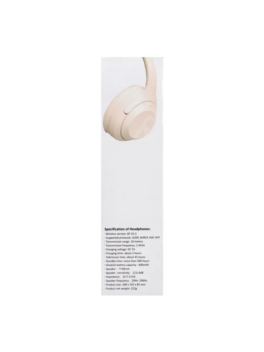 Наушники беспроводные, полноразмерные, MZ300, Bluetooth 5.3,