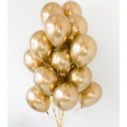 Шары хром золото