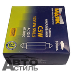 Автолампа C 12- 5W  36мм салон,номерной знак (софитка) Маяк 61205с36 шт