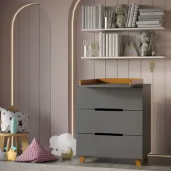 Комод Incanto Anniken Lux Графит/бук