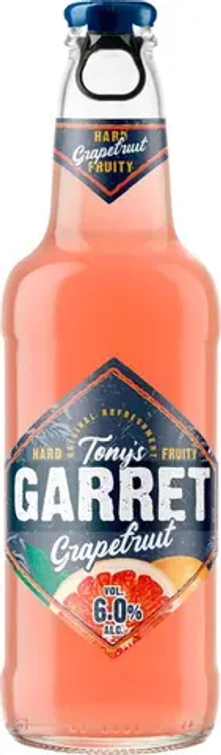 Пиво Тони'с Гаррет Хард Грейпфрут / Tony's Garret Hard Grapefruit 0.4 - стекло