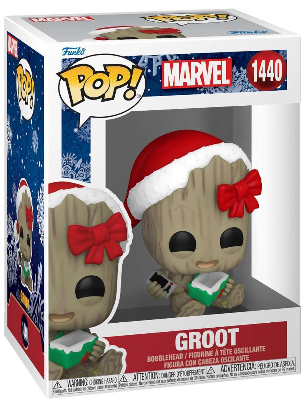 Фигурка Funko POP! Bobble Marvel Holiday S4 Groot (1440) 80033