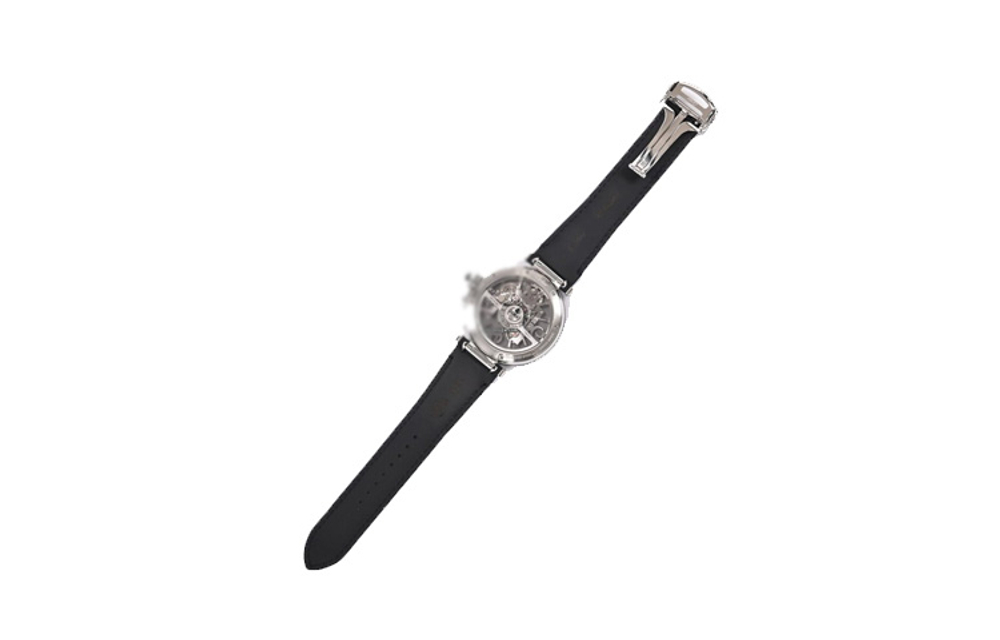 CARTIER PASHA DE Automatic Mechanical Movement Unisex Watch 41mm Skeleton Dial Stainless Steel Case