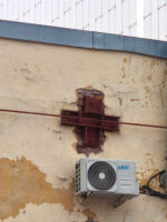 Создание закладных деталей для устройства монтажа тяжей.