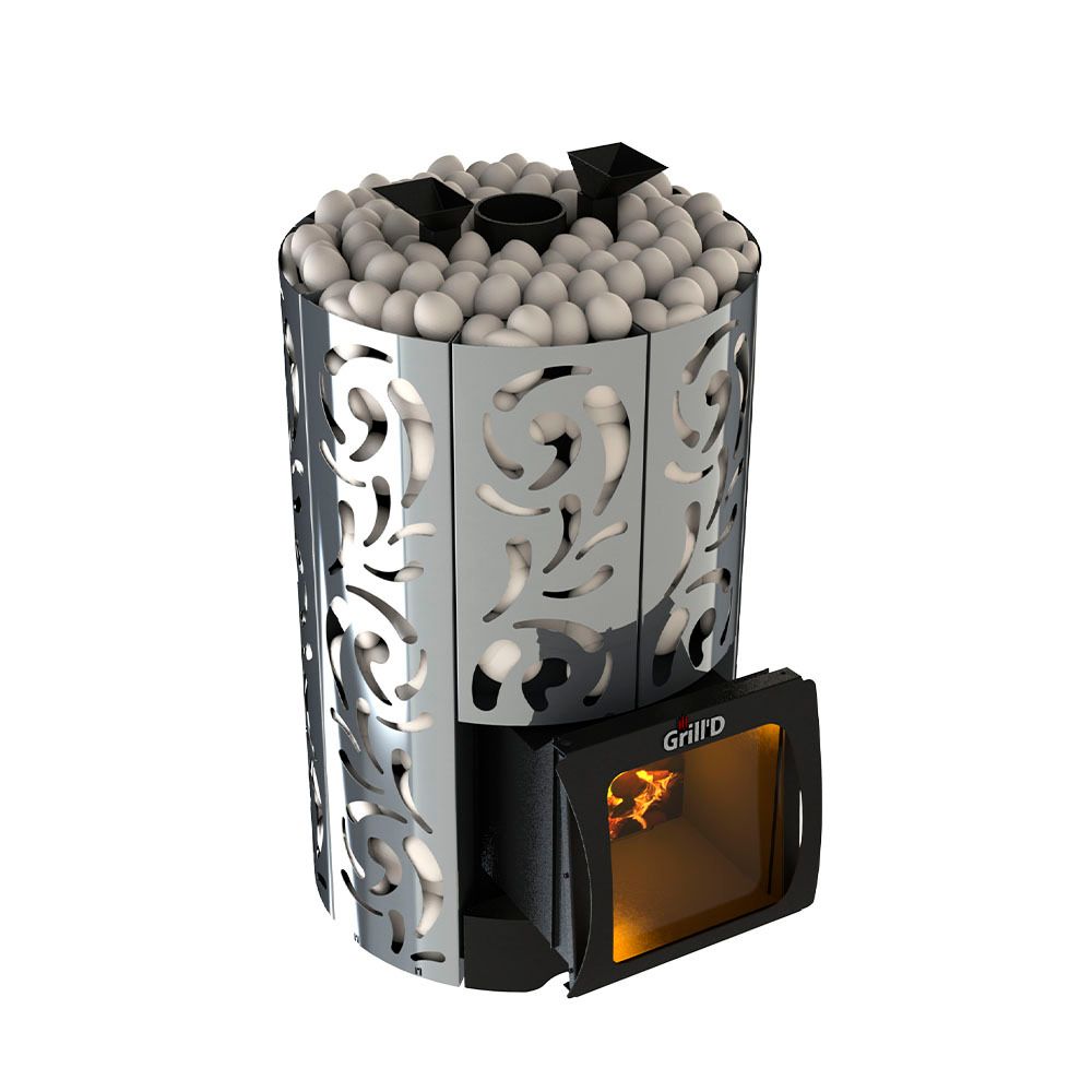 Дровяная банная печь Grill'D Violet 400 Short Max Pro