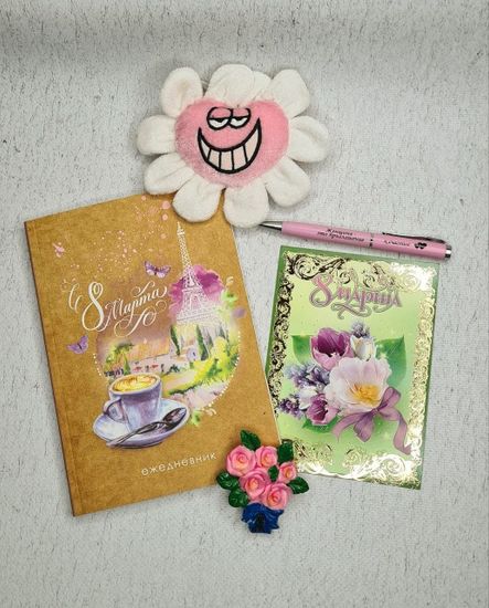 Набор в подарок на 8 марта "Тюльпан" (магнит в подарок)