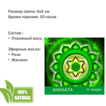 Чакровые свечи, с эфирными масла, из пчелиного воска, 6х5 см, набор