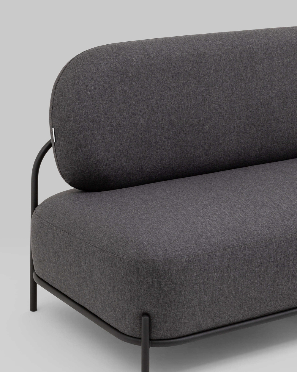 Диван Стоун рогожка тёмно-серый