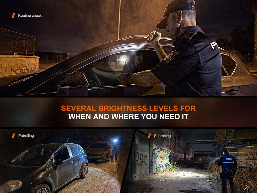 Тактический фонарь Fenix TK05R луч на 450 метров, Type-C, стробоскоп