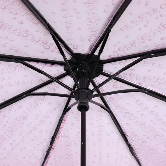 Зонт механический «Капли дождя», 4 сложения, 8 спиц, R = 48 см, цвет МИКС
