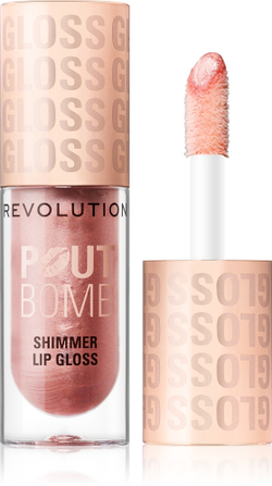 Makeup Revolution Shimmer Gloss - глянцевый блеск для губ, 4,5 ml