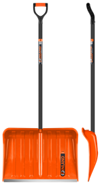 FINLAND ORANGE Лопата снеговая 550х385х1515 мм, деревянный черенок 1731-ч