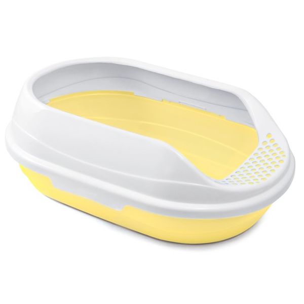 Туалет Triol для кошек овальный с бортом 