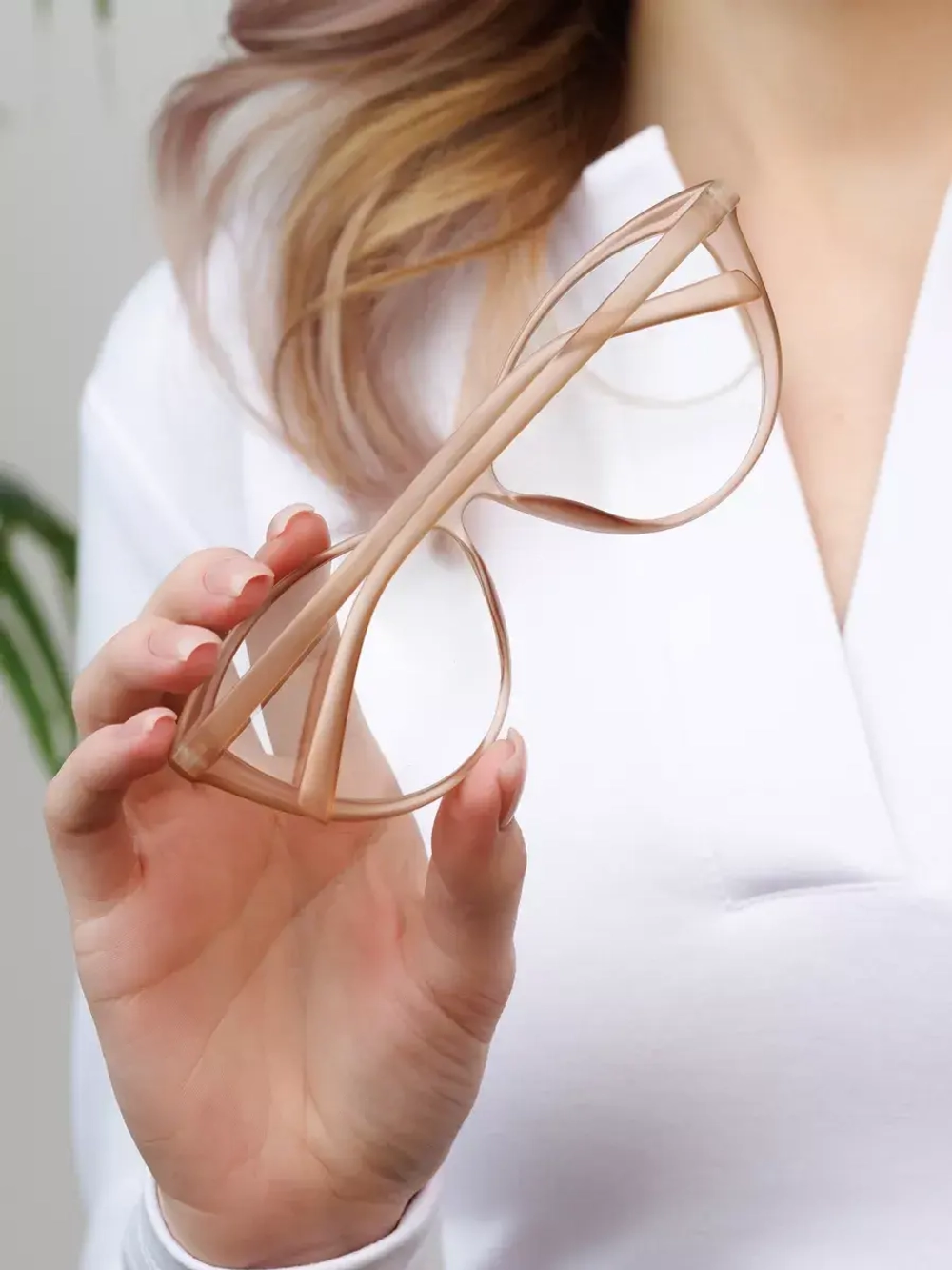 Очки для компьютера имиджевые защитные прозрачные нулевки