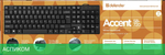 Клавиатура Defender Accent SB-720 черный (45720)