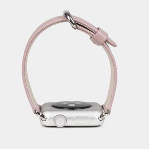 Ремешок для Apple Watch 44/45/46 mm кожи козы, пудрового цвета