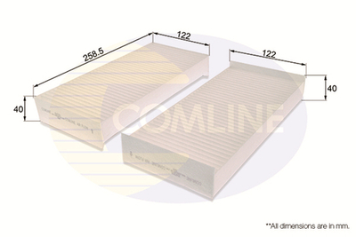 COMLINE - EKF231-CML - Filter, cabin air