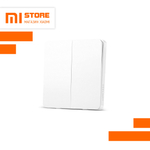 Настенный выключатель Xiaomi Wireless Switch Double Button двухклавишный XMWXKG01YL