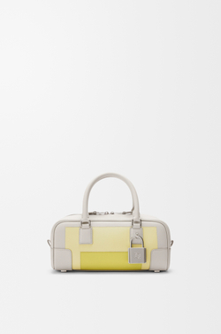 Loewe Укороченная сумка Amazona 23 из телячьей кожи наппа, серый/желтый