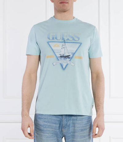 Футболка GUESS - бирюзовый(M4GI40 K9RM1)