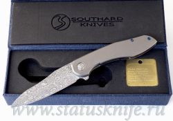 Нож Mini Tolk Damasteel Brad Southardфотография - 10
