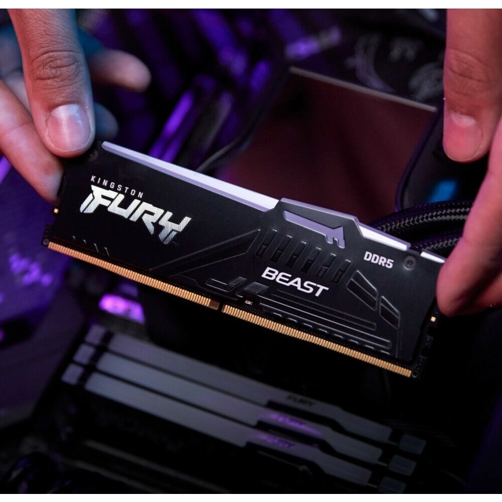 Память оперативная DDR5 Kingston Fury Beast 16GB PC5-38400 DIMM (KF552C40BBA-16)